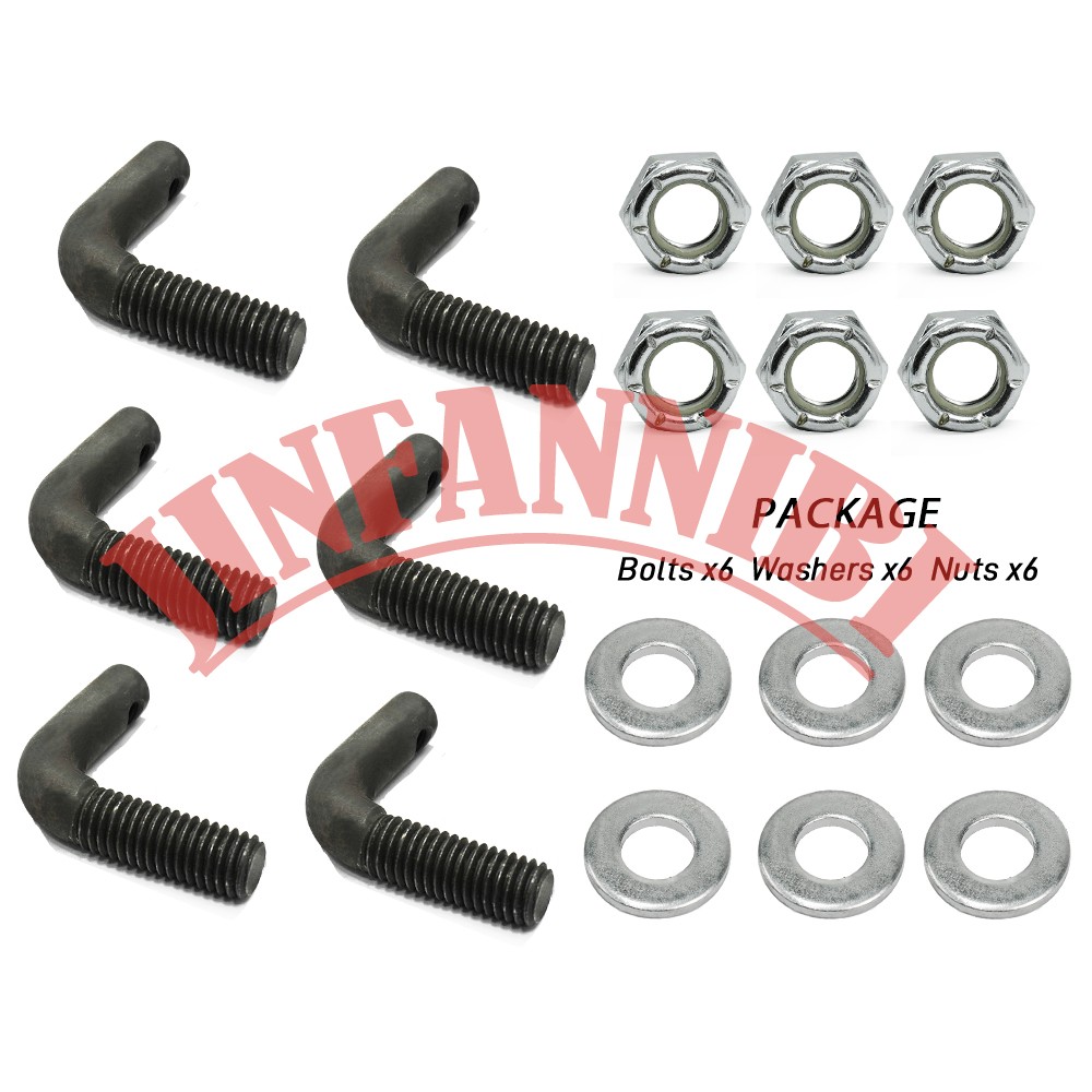 Tree Kicker Mounting Hardware Kit for Polaris RZR XP1000 / Turbo S Models 2 Seat