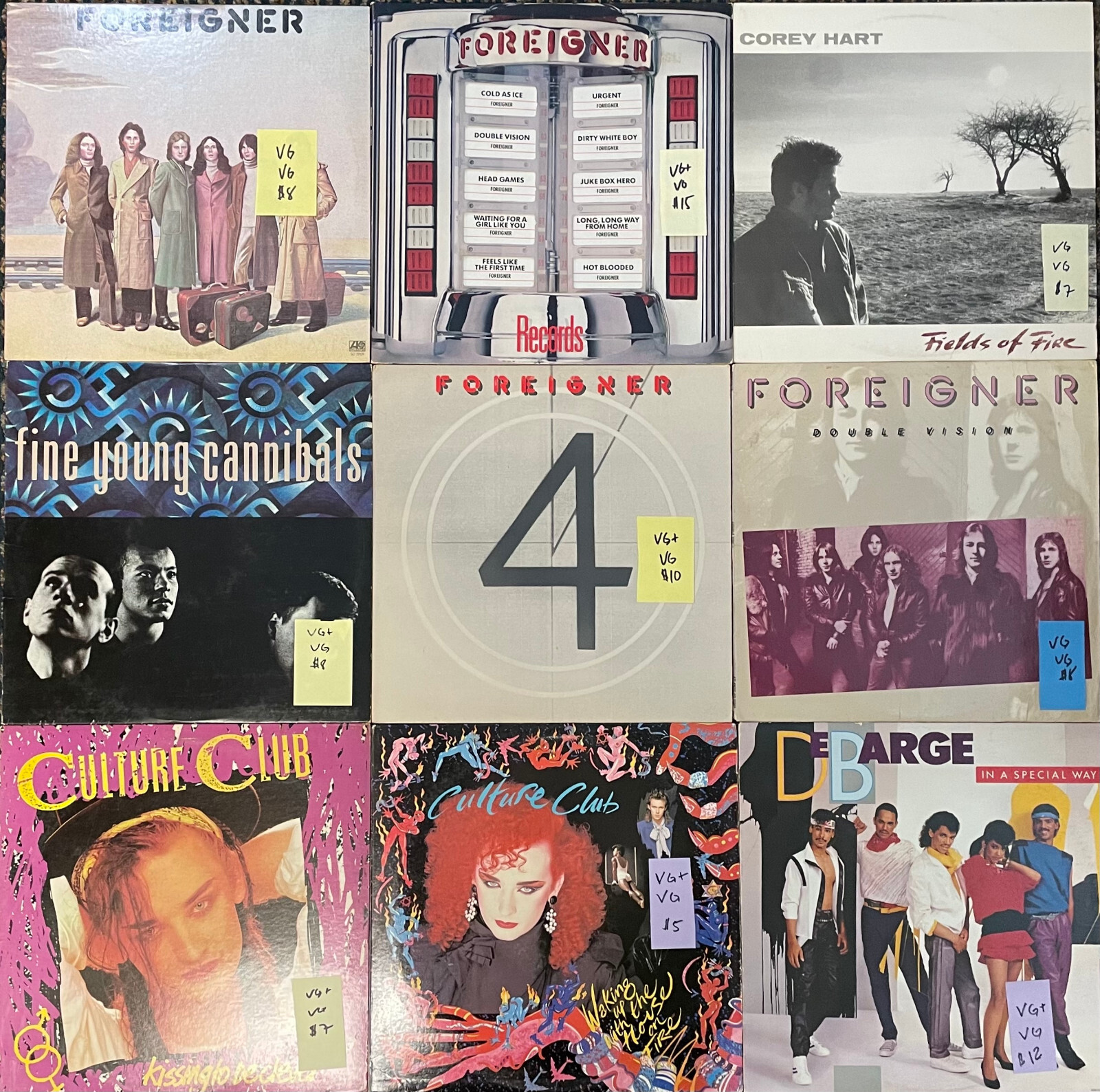 You pick - 70's & 80's Rock/Pop Vinyl Records LP - Many Titles - Cars, Police
