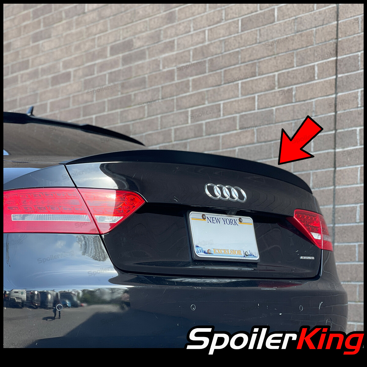 SpoilerKing 284K Universal 30"- 55" Custom Rear Polyurethane Trunk Spoiler Wing