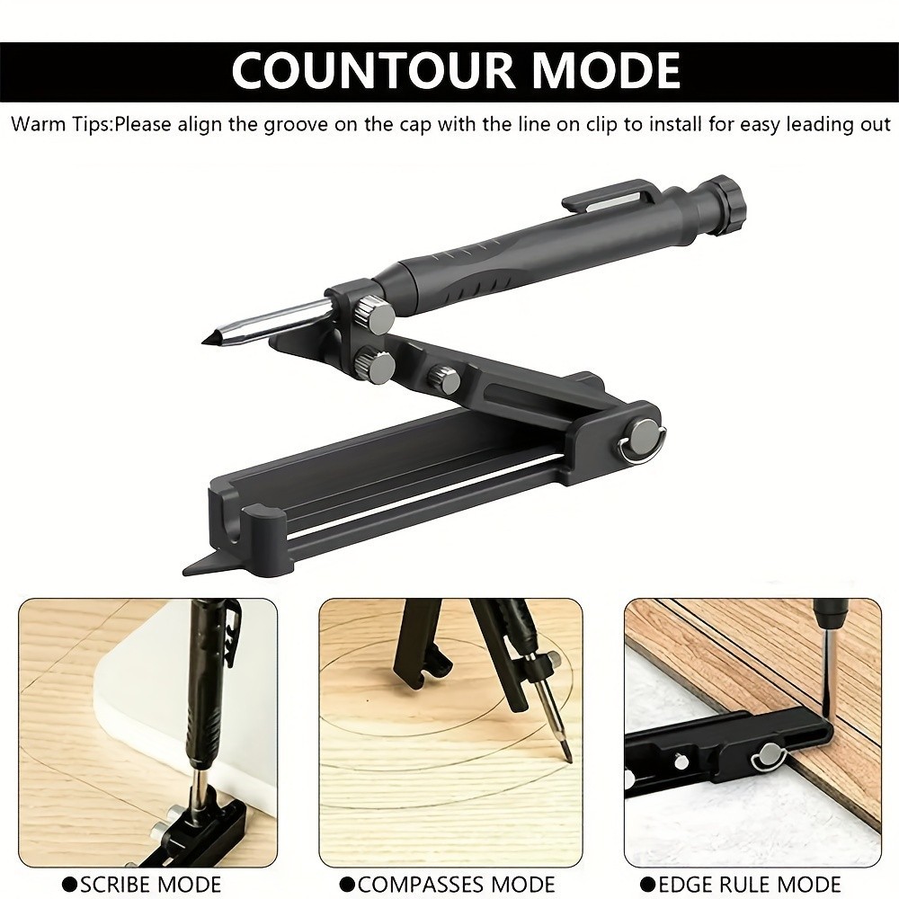 Multi-Functional Woodworking Scriber - Precision Marking Tool
