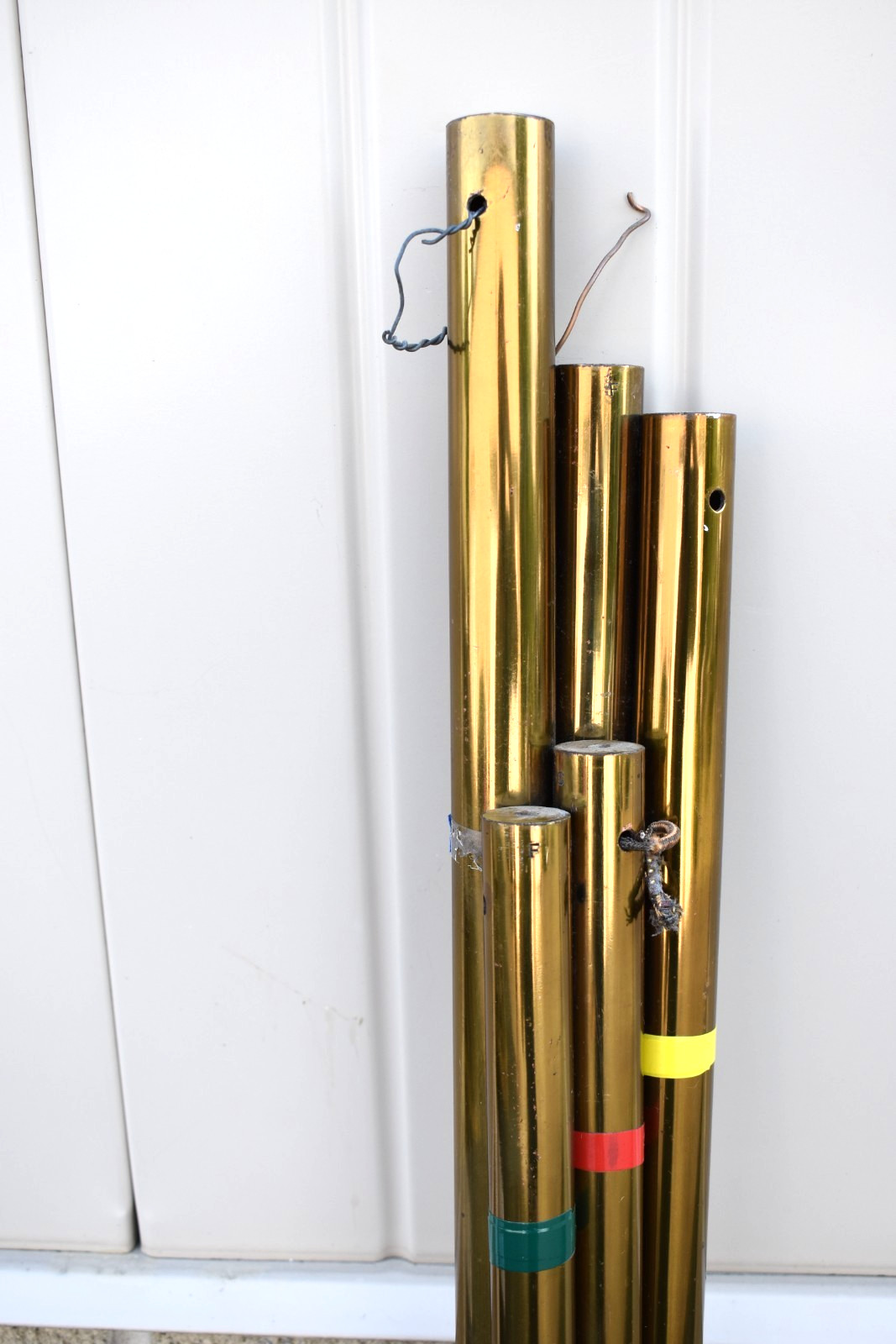 Set of 5 Church Chimes, Great Sound! 'F,C,F,C,A' Notes (CU496) chalice co.