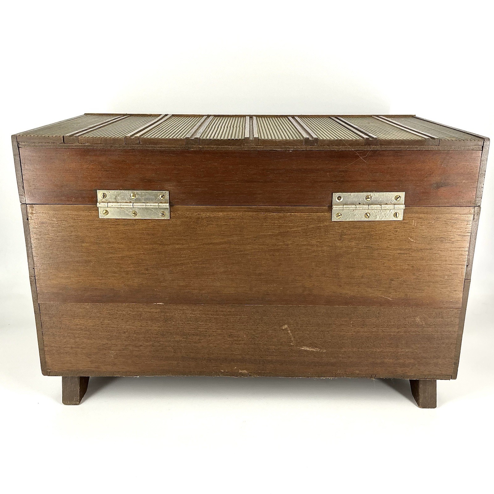 Vintage Midcentury Karoff Mini Bar Faux Books Liquor Cabinet MCM 1950s