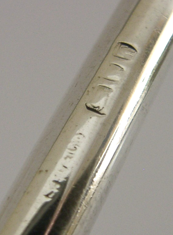 RARE ENGLISH STERLING SIVER BLOWPPIPE CANDLE SNUFFER 1894 ANTIQUE SAMPSON MORDAN