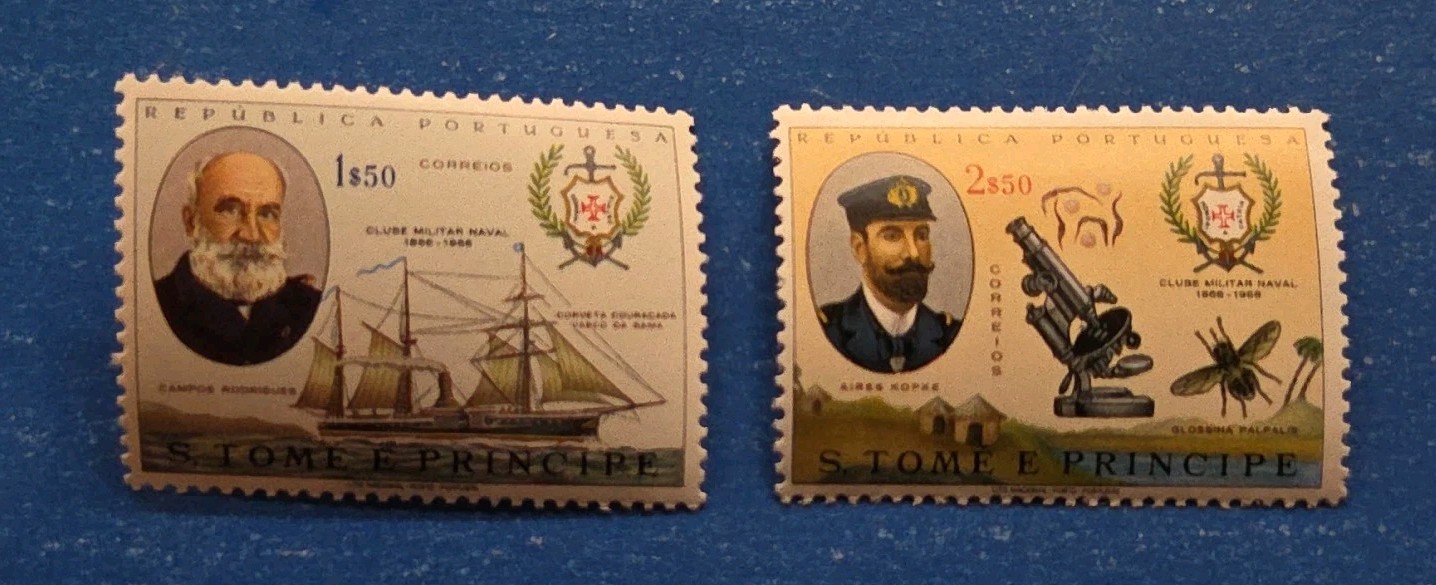 Saint Thomas And Prince Islands Stamps, Scott 393-394 Complete Set MNH