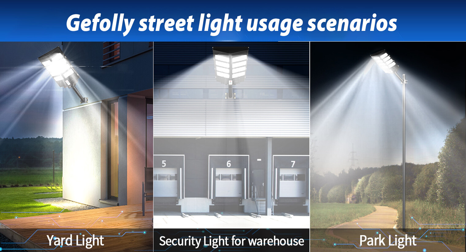 8700W Commercial Solar Street Lights Outdoor Dusk to Dawn Super Bright Aluminium