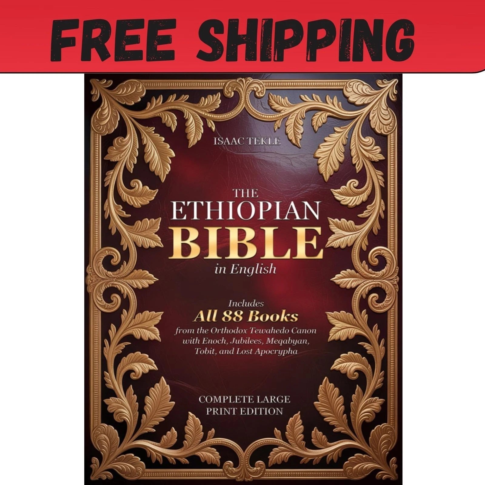 Ethiopian Bible in English Large Print Complete 88 Books Apocrypha Study Edition