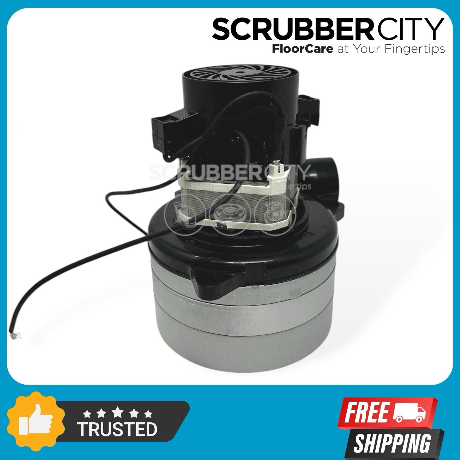 Replacement 24V Vacuum Motor RENOWN 28 INCH SCRUBBER REN08023 Floor Scrubber