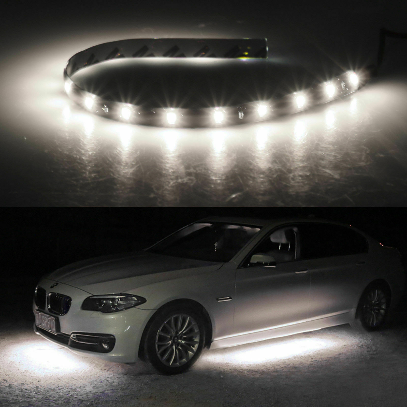 Lot Waterproof 12''/15 DC 12V Motor LED Strip Underbody Light For Car Motorcycl