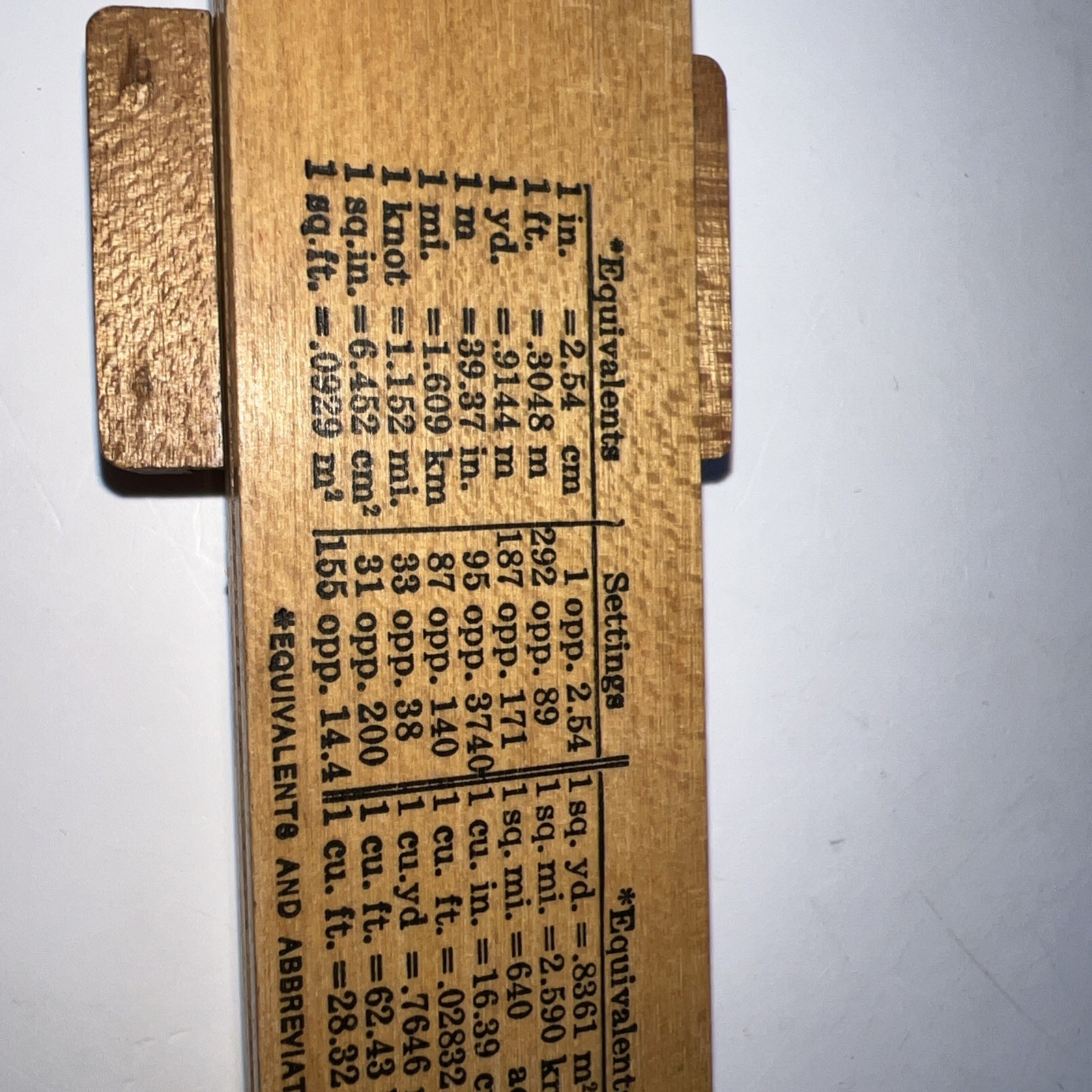 Vintage 1920s K & E Beginners Slide Rule 4058c Keuffel & Esser Wood USA EOC
