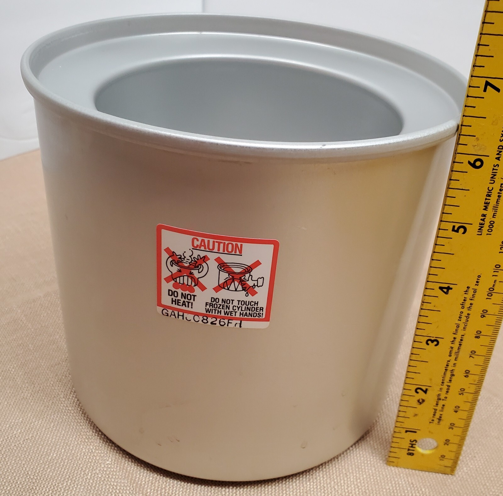 Vintage Premier Donvier 1 Qt Ice Cream Maker Yellow Hand Crank Made In Japan