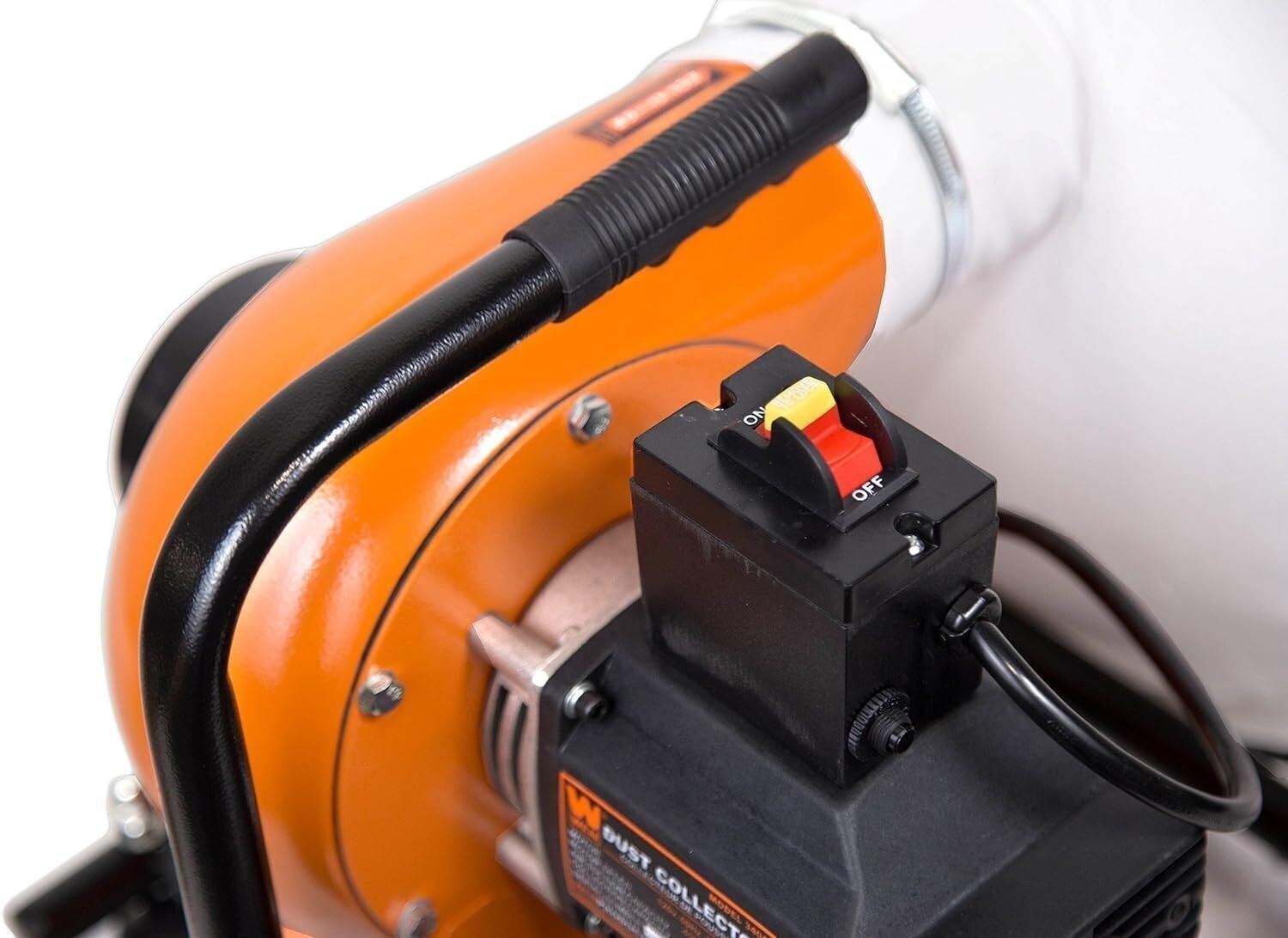 5.7-Amp 660 CFM Rolling Dust Collector W/ 12-Gallon Bag and Optional Wall Mount