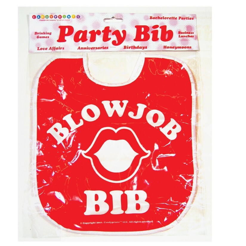 Bachelorette Party Favor Blowjob Bib💋Adult Fun Friends Party Game Gag Gift