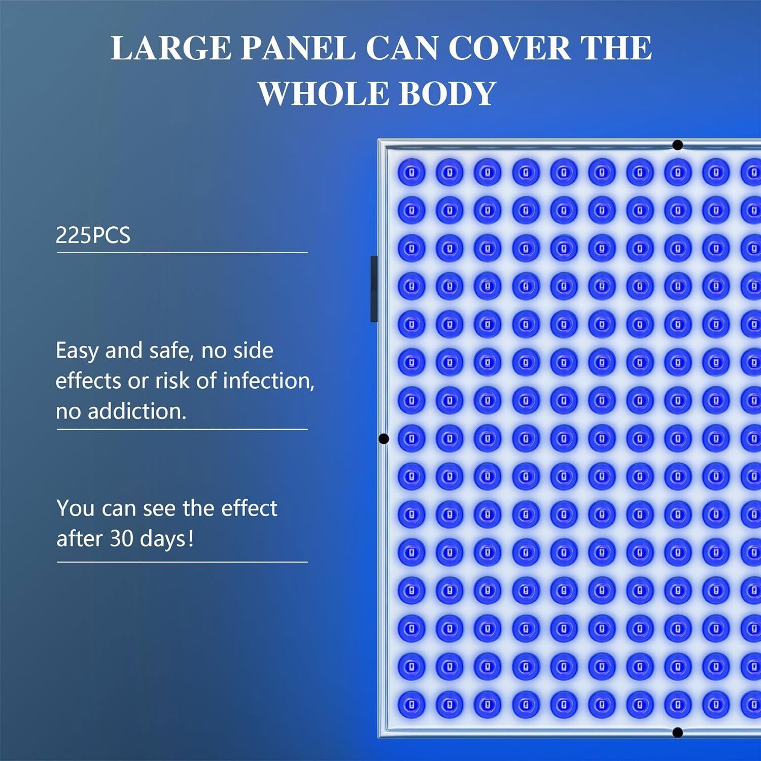UV Facial Tanning Lamp Solarium Panel Face Body Tanner Bronzer Skin 225 Lights
