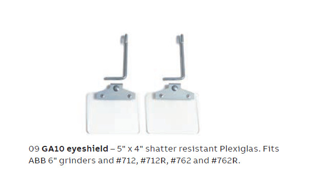 Bench Grinder Eye Shield Kit 6” & 7” | Baldor & Others | Made in USA