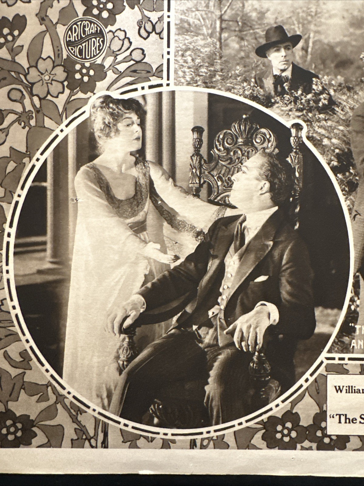 ANTIQUE ART CRAFT PICTURES/ PARAMOUNT Silent Film Movie LOBBY POSTER CARD