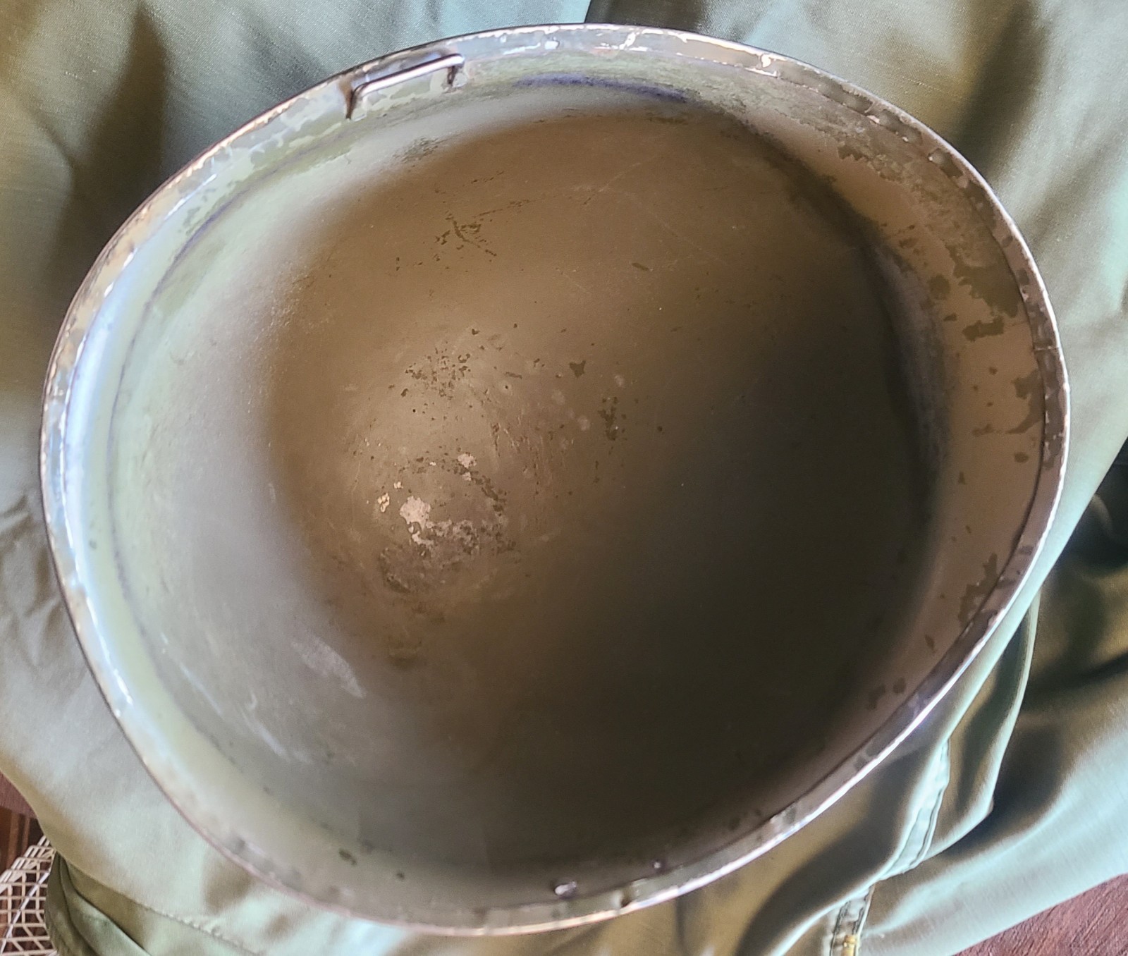 WW2 Fixed Bale Helmet - Original Relic - 220A Early War