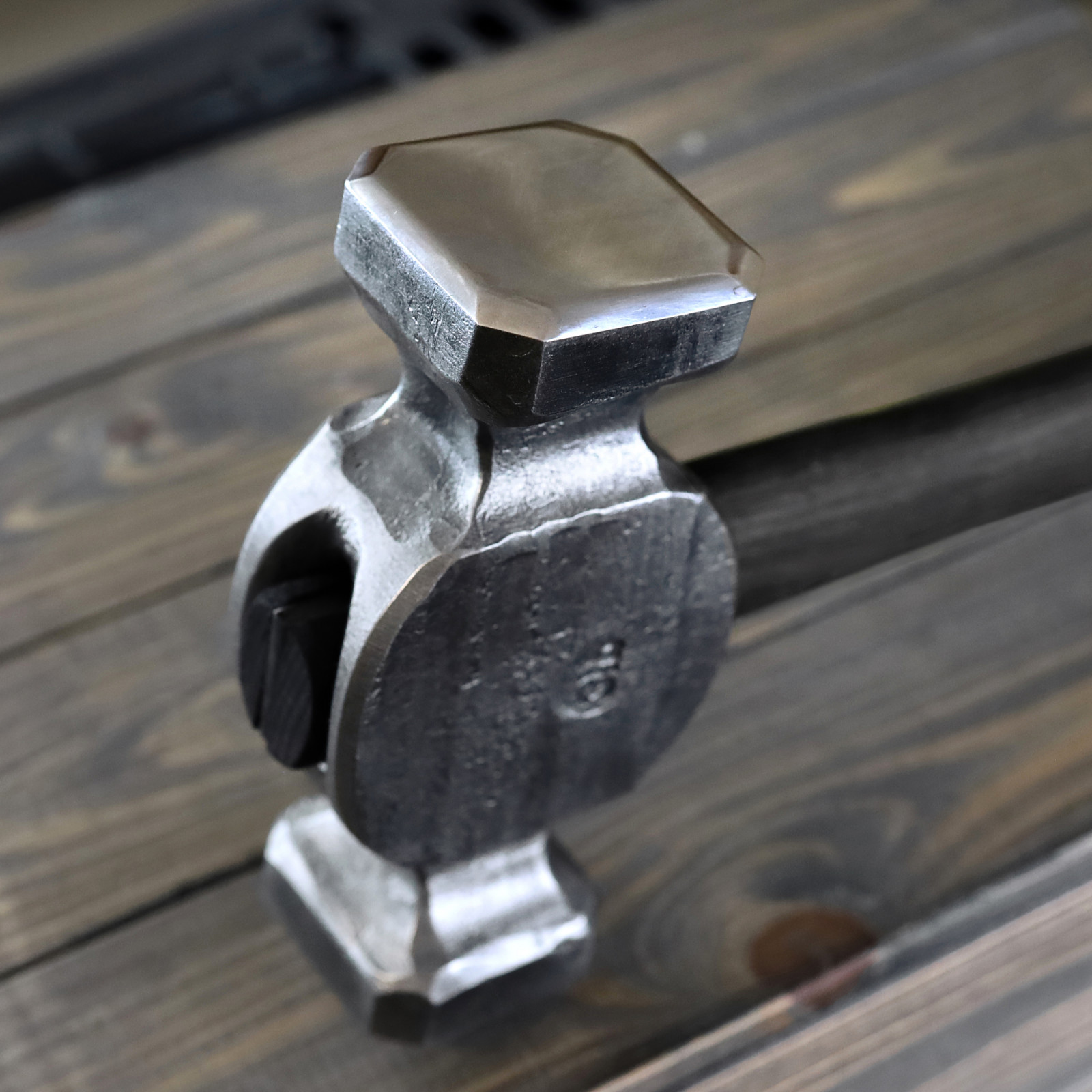 Blacksmith Rounding Hammer 2.5 lb Hand Forged C70W2 Steel Ash Handle Double Face