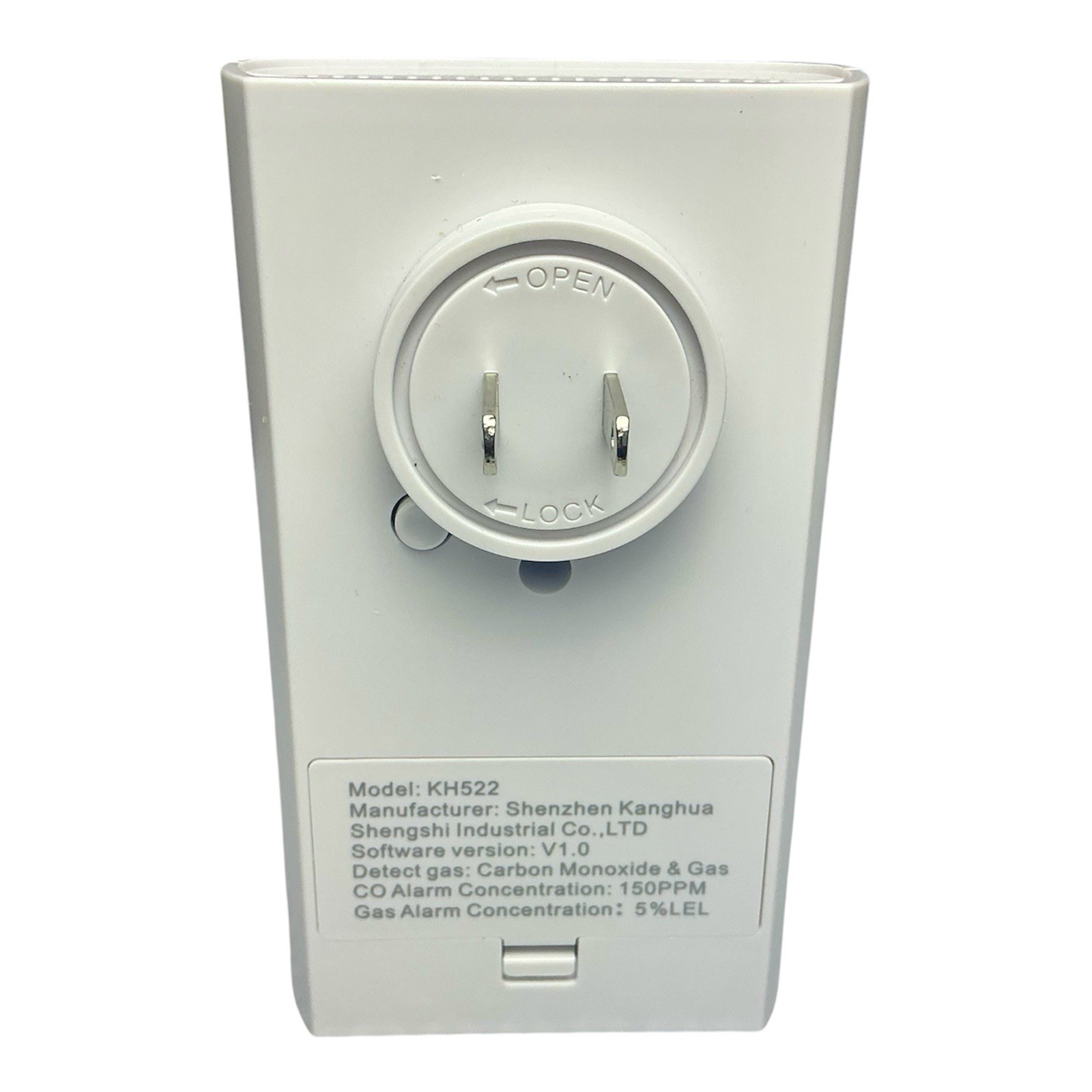 KH-522 Carbon Monoxide & Gas Detector Alarm – Home Safety – Open Box