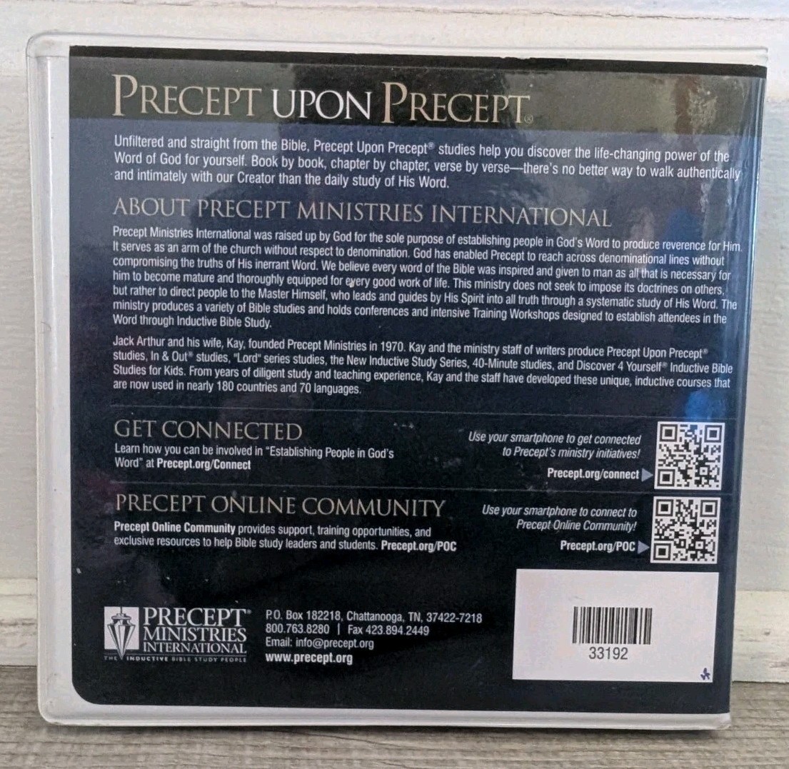 Precept Upon Precept Deuteronomy Kay Arthur Set of DVDs Bible