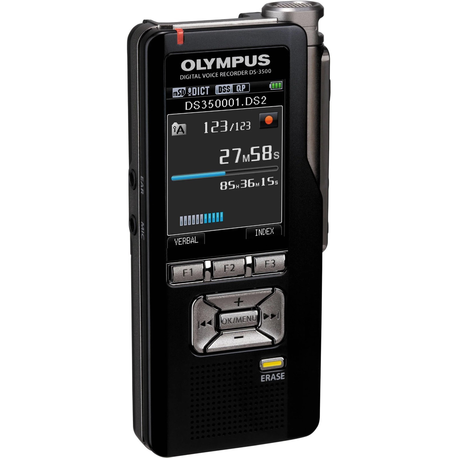 Olympus DS-3500 Digital Voice Recorder – Handheld Digital Recorder