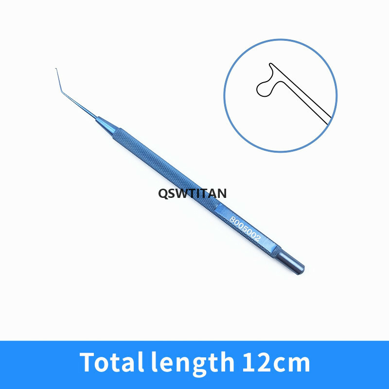 1pcs Titanium Lester IOL Ophthalmology hook Manipulator ophthalmic instrument