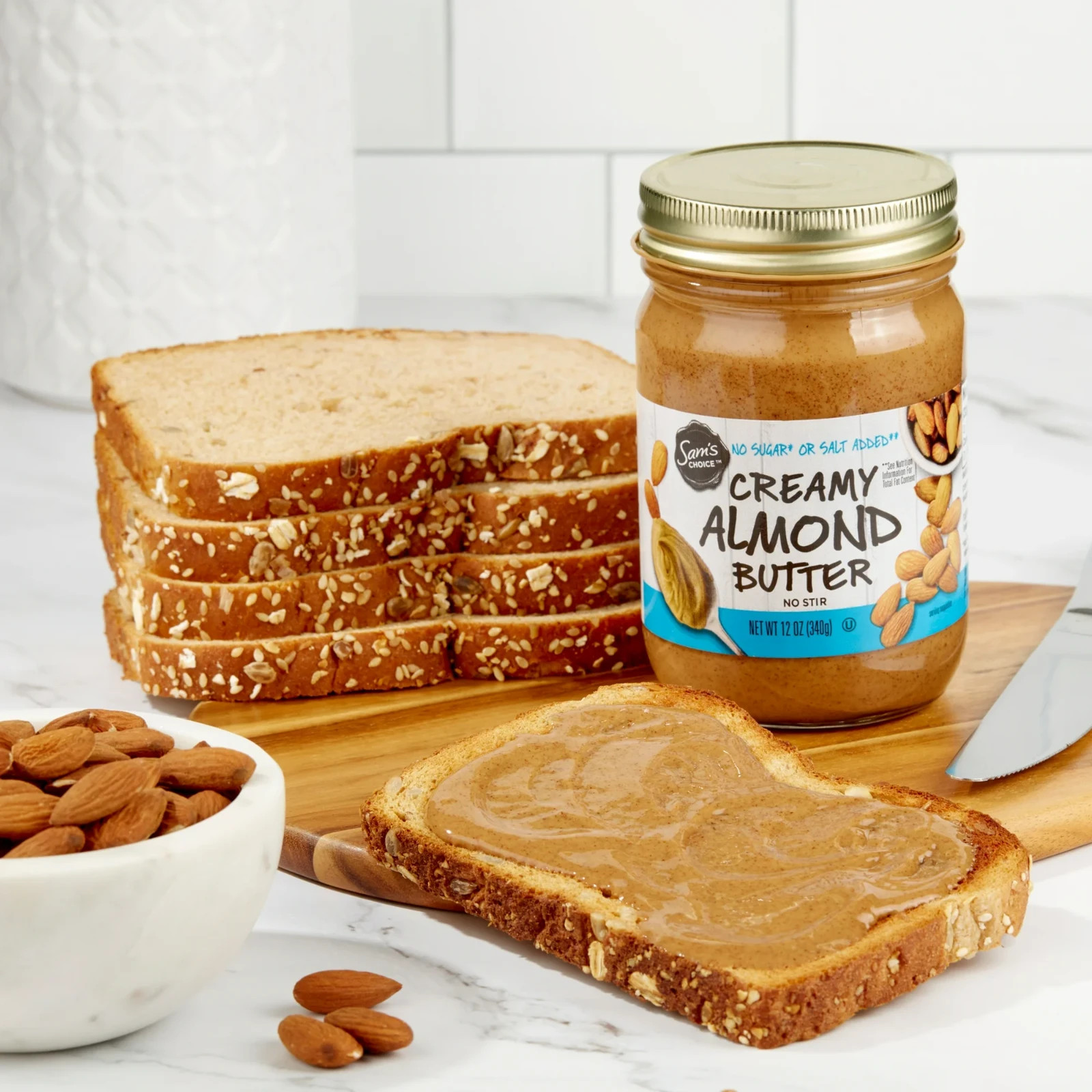 Sam's Choice Creamy Almond Butter, 12 oz