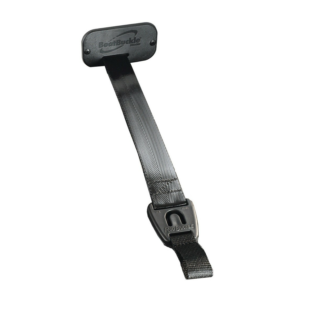BoatBuckle F14200 Gunwale/Deck Mount 24" Retractable Rod Buckle Tie-Down Strap