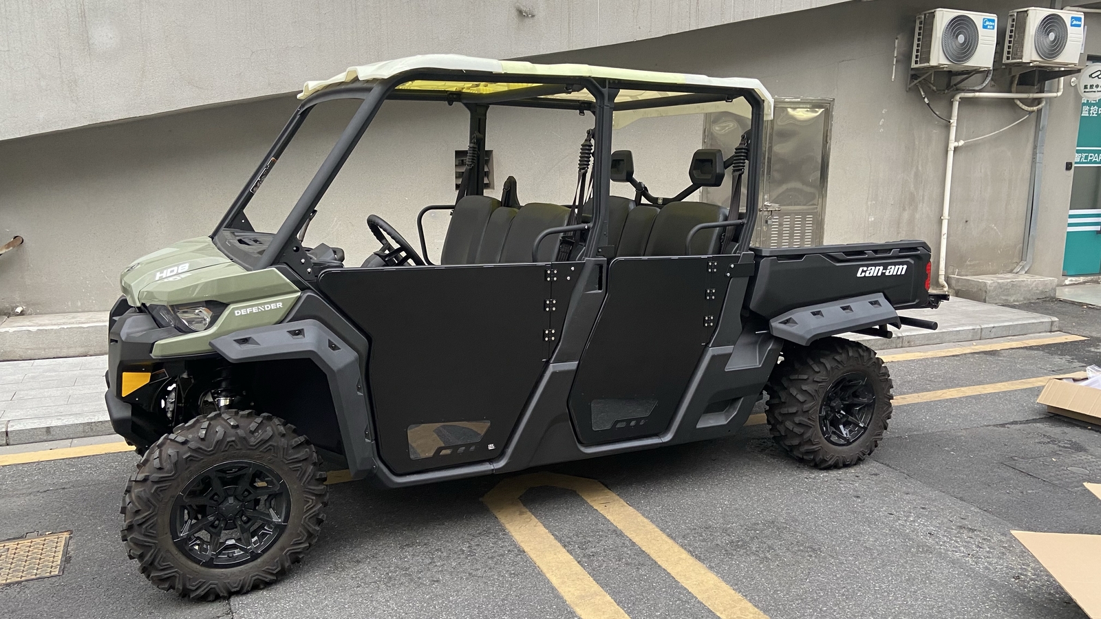 Heavy Duty Aluminum Half Door For Can-Am Defender MAX HD7 HD8 HD9 HD10 715006316