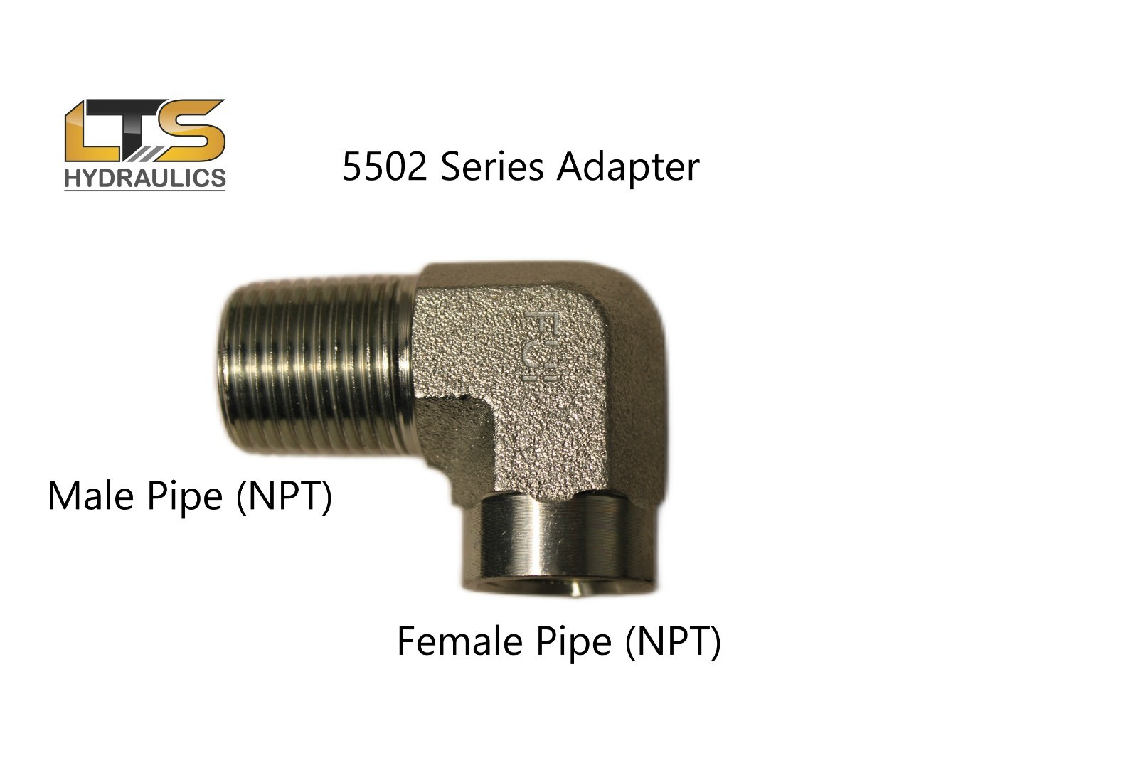 5502-08-08 Steel 1/2" Male Pipe NPT x 1/2" Female Pipe 90° Street Elbow Qty 1