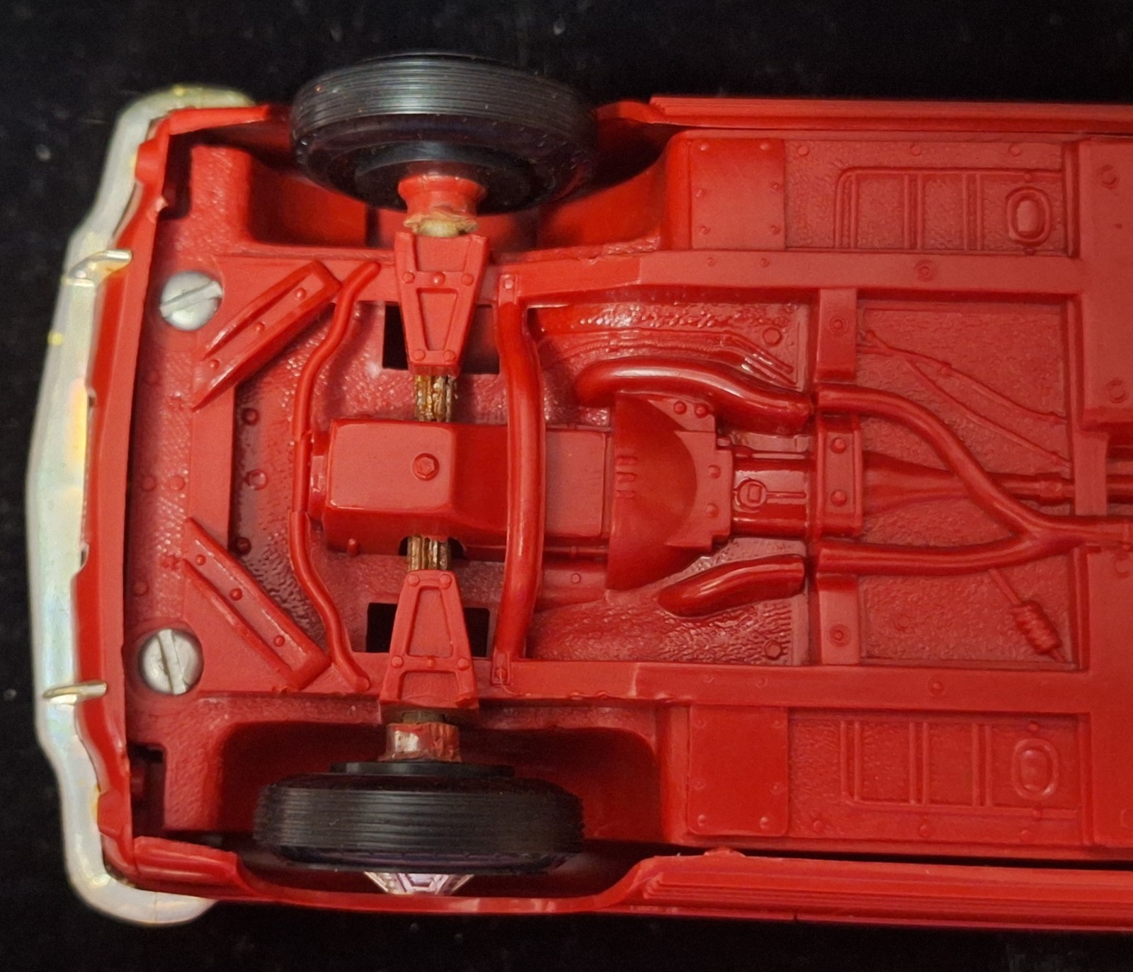 Vintage 1965 AMT Red FORD MUSTANG FASTBACK Dealer Promotional Plastic Model Car