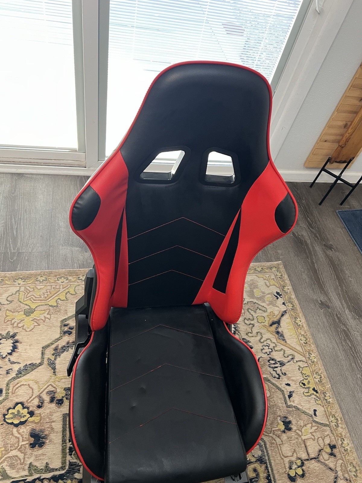 Complete Racing Simulator With Wheel, Pedals, Shifter, Seating Rig With TV Mount