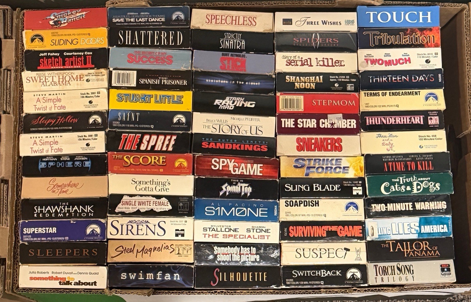 Pick 6 VHS Movies- Build Your Own Lot! Choose Titles- Buy More & Save- 90s Retro