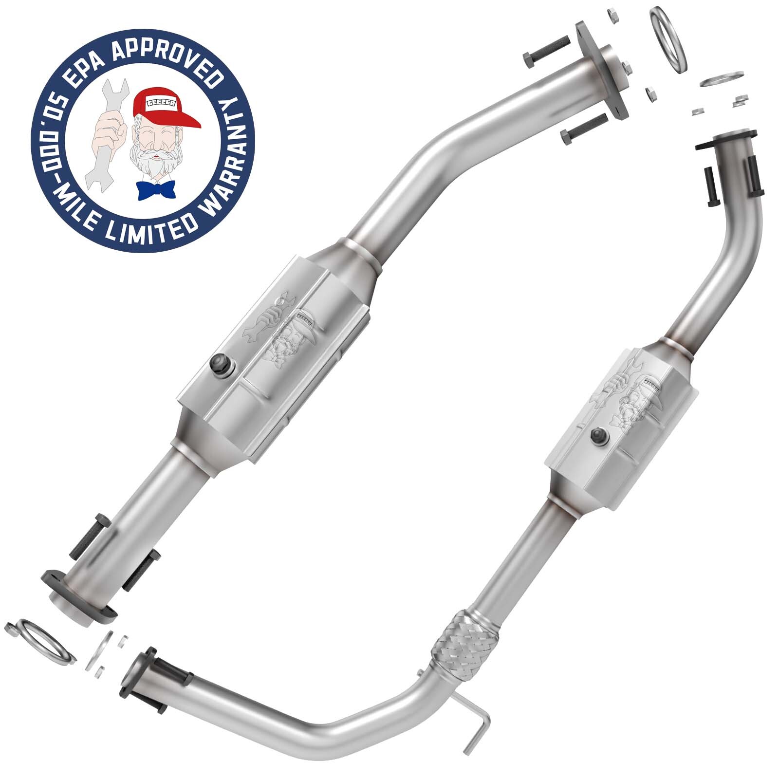 Superior Catalytic Converter For 2005-2006 Toyota Tundra 4.7L Right & Left EPA