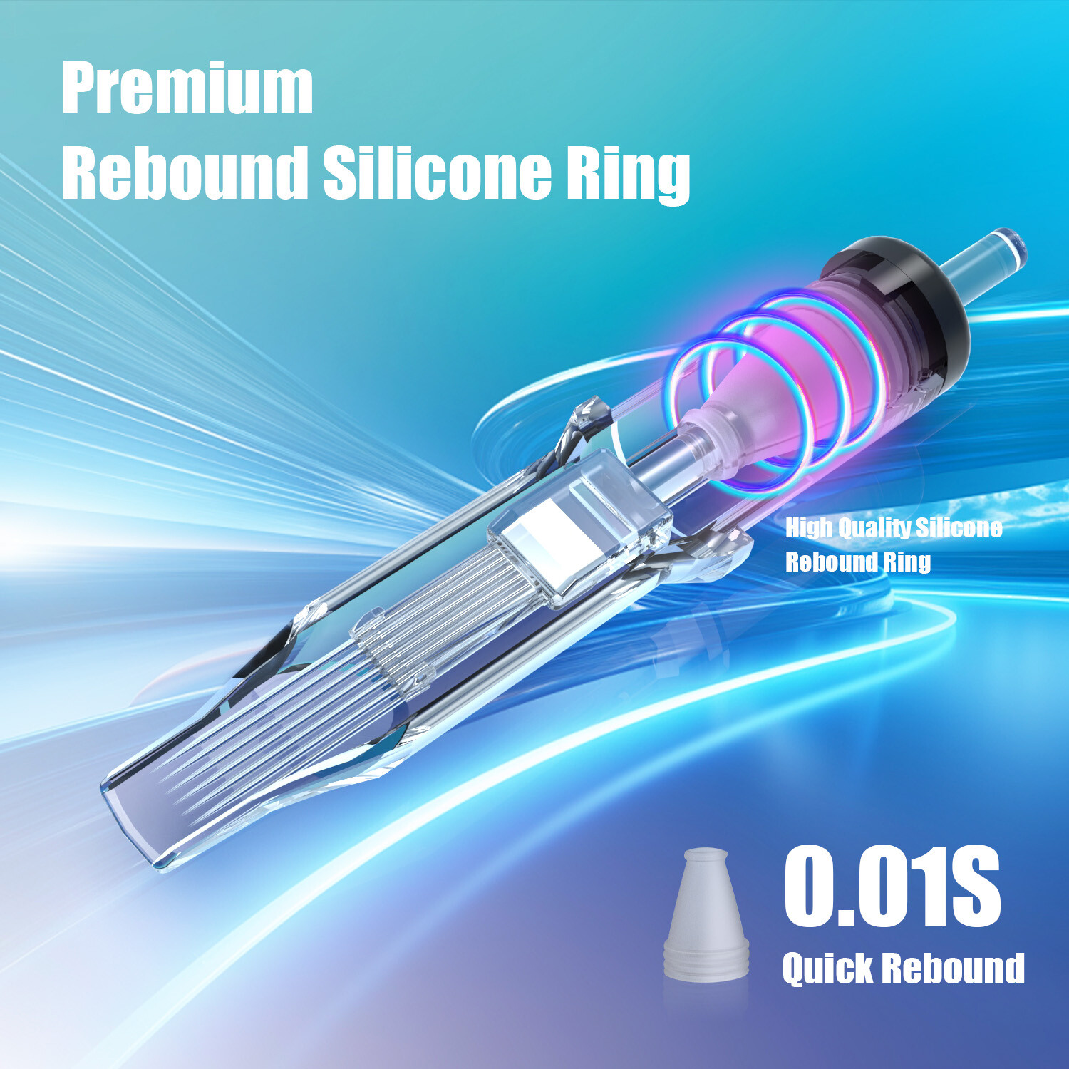 20-50Pcs Mixed Disposable Tattoo Cartridge Needles for Liner Shader RL RS RM M1