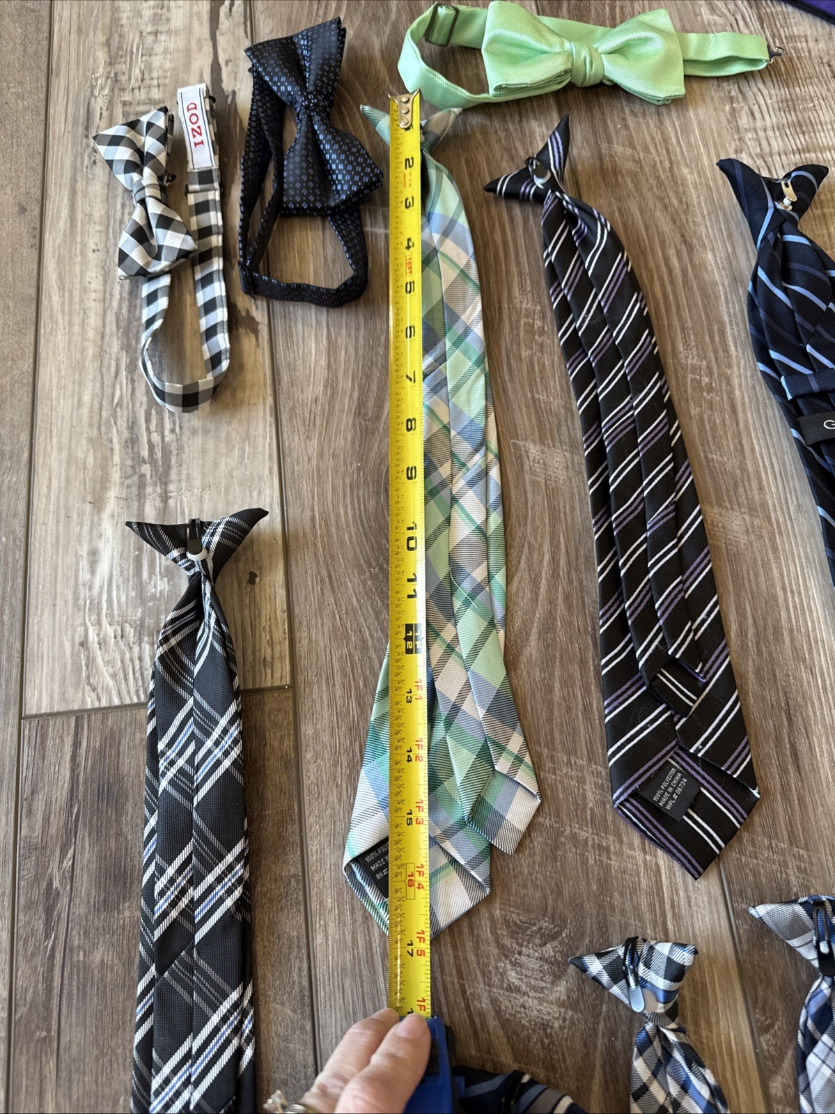 Ties For Children/Preteens Includes Clip Ons And Bow Ties Lot Of 16