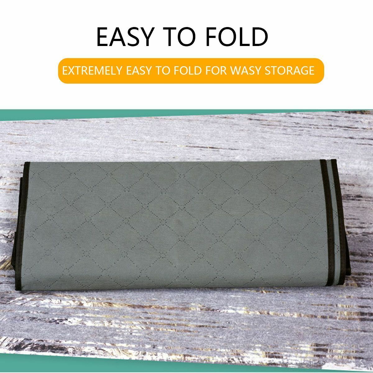 2 Pack Flexible Zippered Under Bed Storage Bag Large Underbed Clothes Storage US