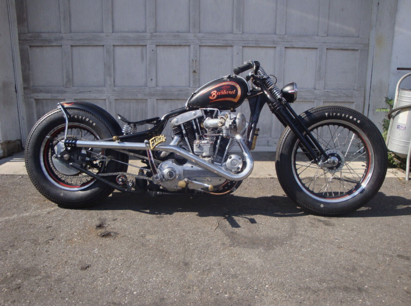 MONSTERCRAFTSMAN Motorcycle Chain Tensioner Weld-On Powell Chopper Bobber Cafe