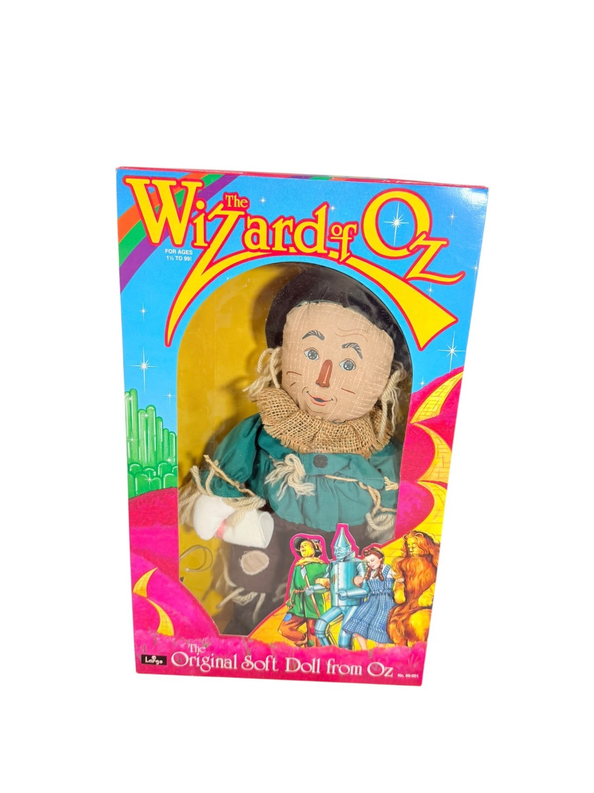 1989 Wizard of Oz Original Soft Dolls Full Set of 4 Largo