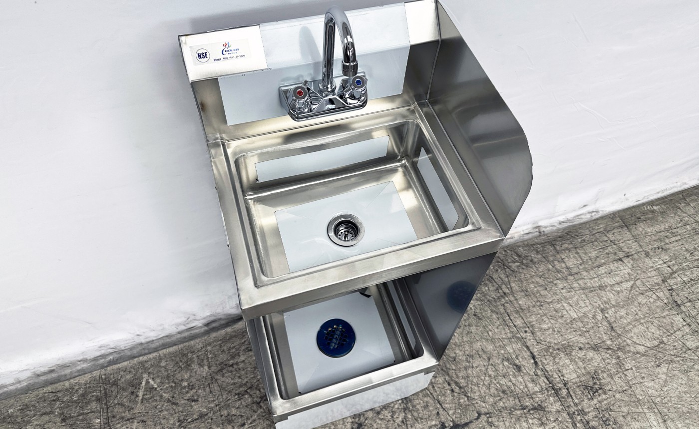 NEW Commercial Hand Sink w/ Faucet and Mop Sink Combo Stainless Steel NSF