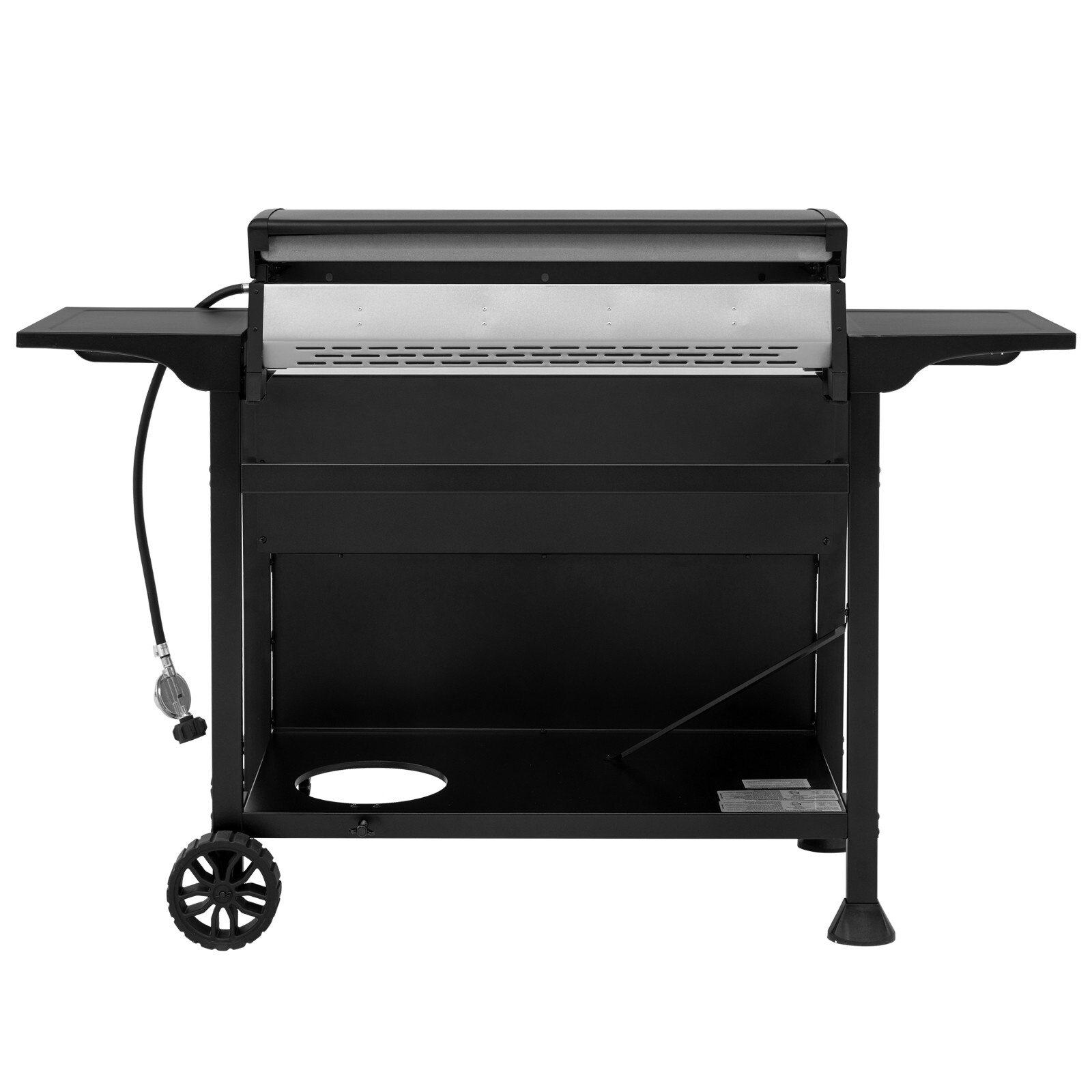 Royal Gourmet 4-Burner Tabletop Gas Griddle with Hood/Removable Standing Cart