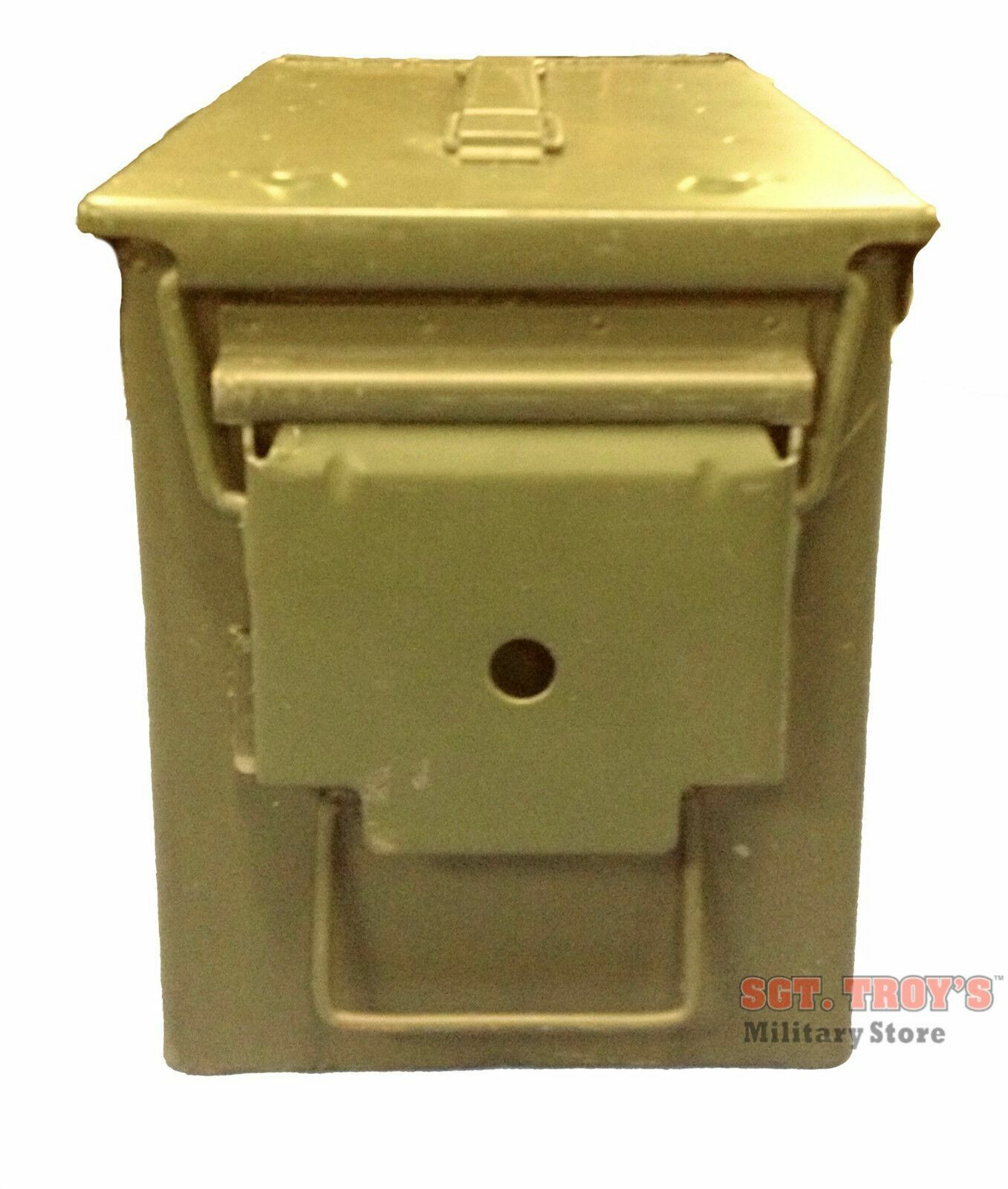 2 PACK Original .50 Caliber 5.56mm Ammo Can M2A1 50CAL Metal Ammo Can Box VGC