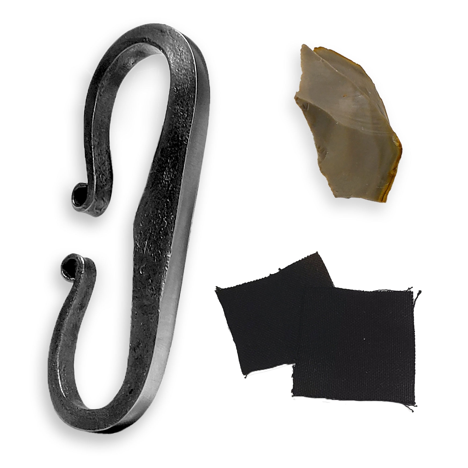 Traditional Fire Steel - Steel Flint Striker for Bushcraft Fire Starting