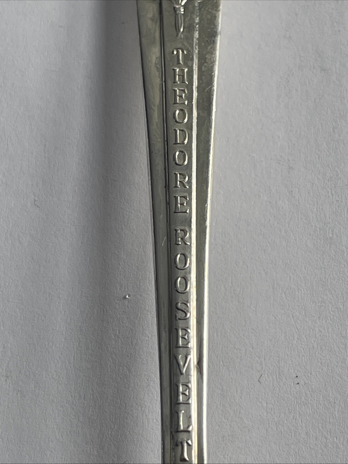 Vintage Spoon US Collectible. 6” Theodore Roosevelt Twenty Six President