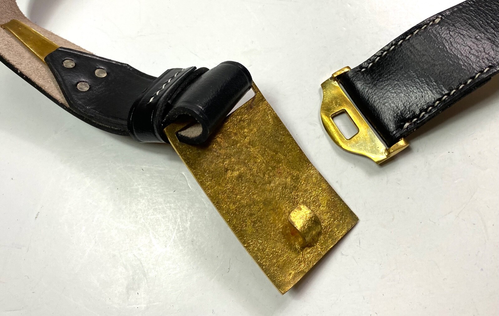 CIVIL WAR US UNION NCO FIELD BELT & BUCKLE- SIZE 2 (FITS 34-44 INCH)