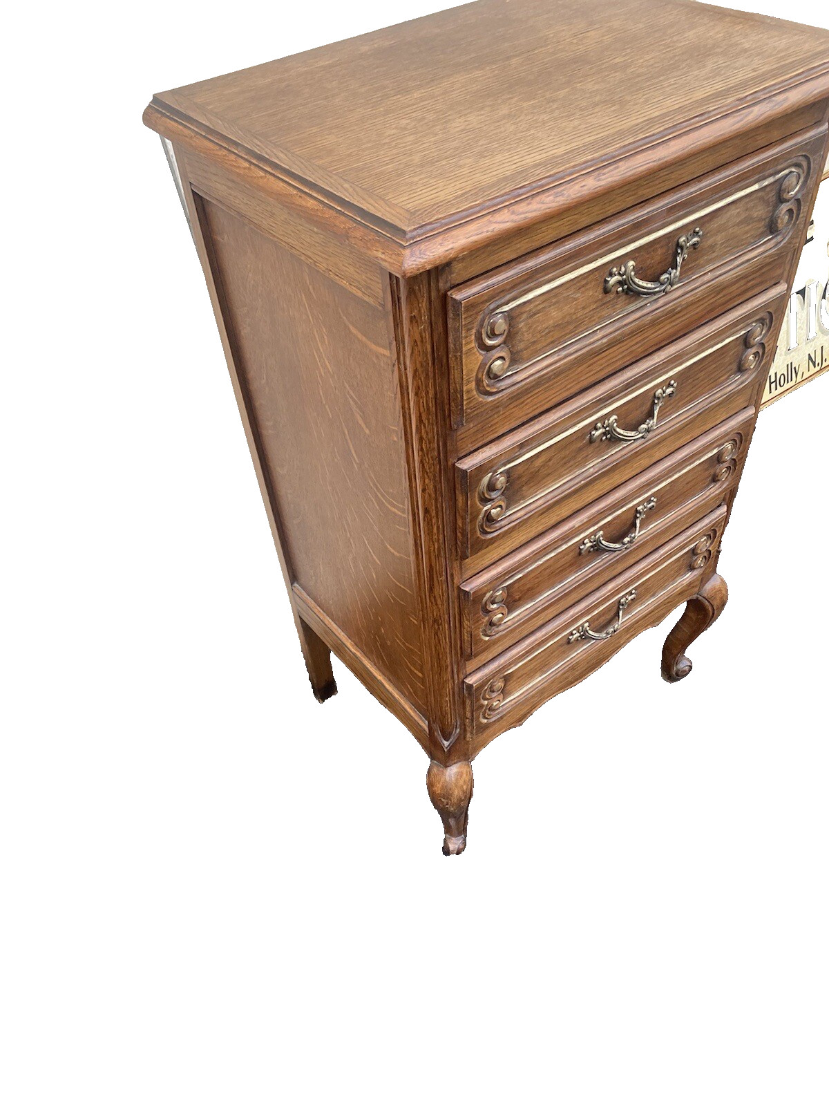 65016 Oak Lingerie Chest Dresser Nightstand