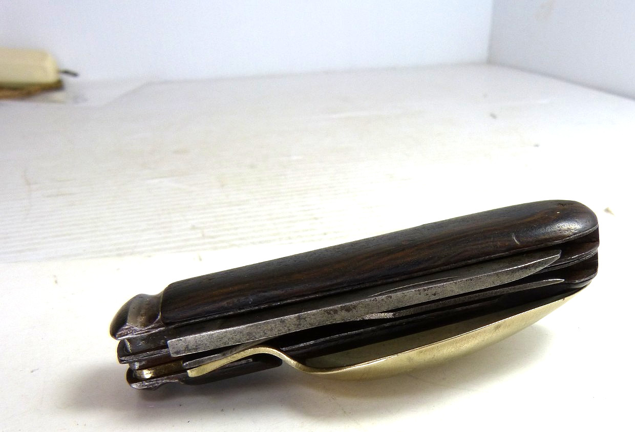 Civil War Era Mess Kit Camp Knife Set Spoon Fork Pocket Knife Hobo Knife Set