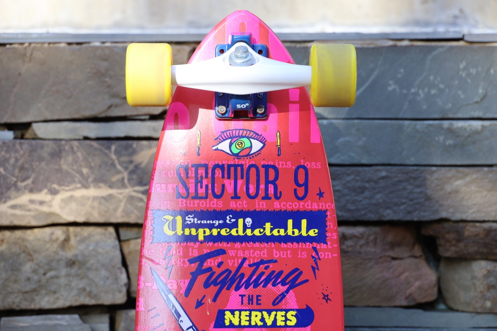 Sector 9 Longboard Strange & Unpredictable Fighting The Nerves - Fast Ship!