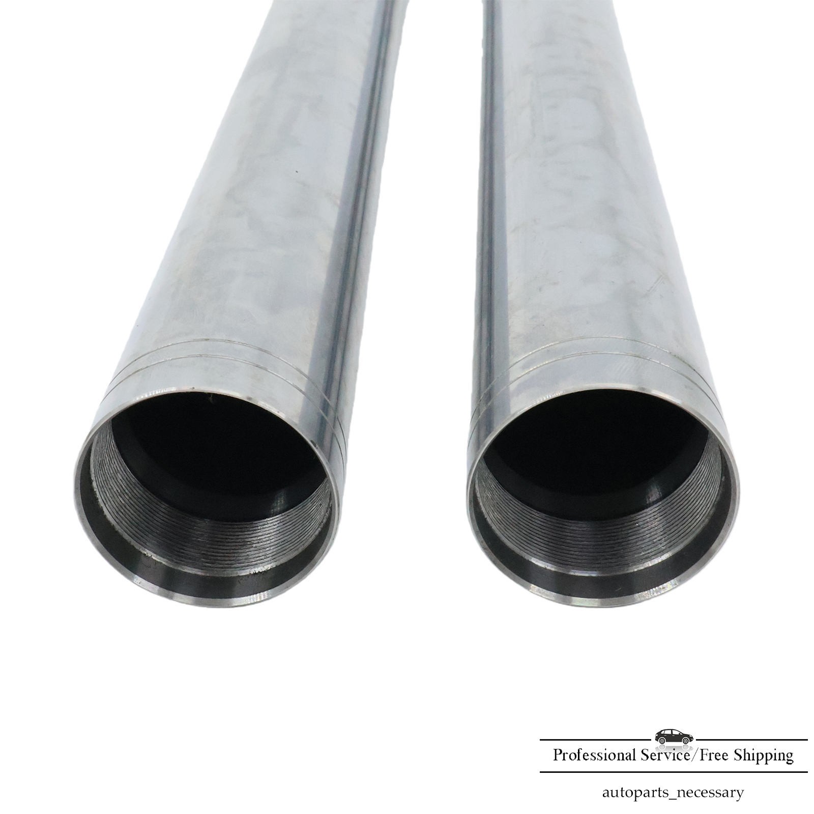 2x Front Shock Inner Fork Tubes For Kawasaki EX650 Ninja 650 2017-2023 41x585mm