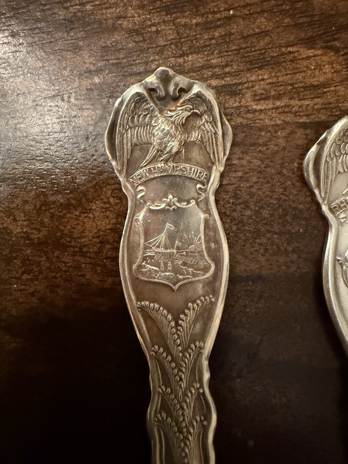 14x Vintage Souvenir Spoons US Collectible 6” Wm Rogers & Son