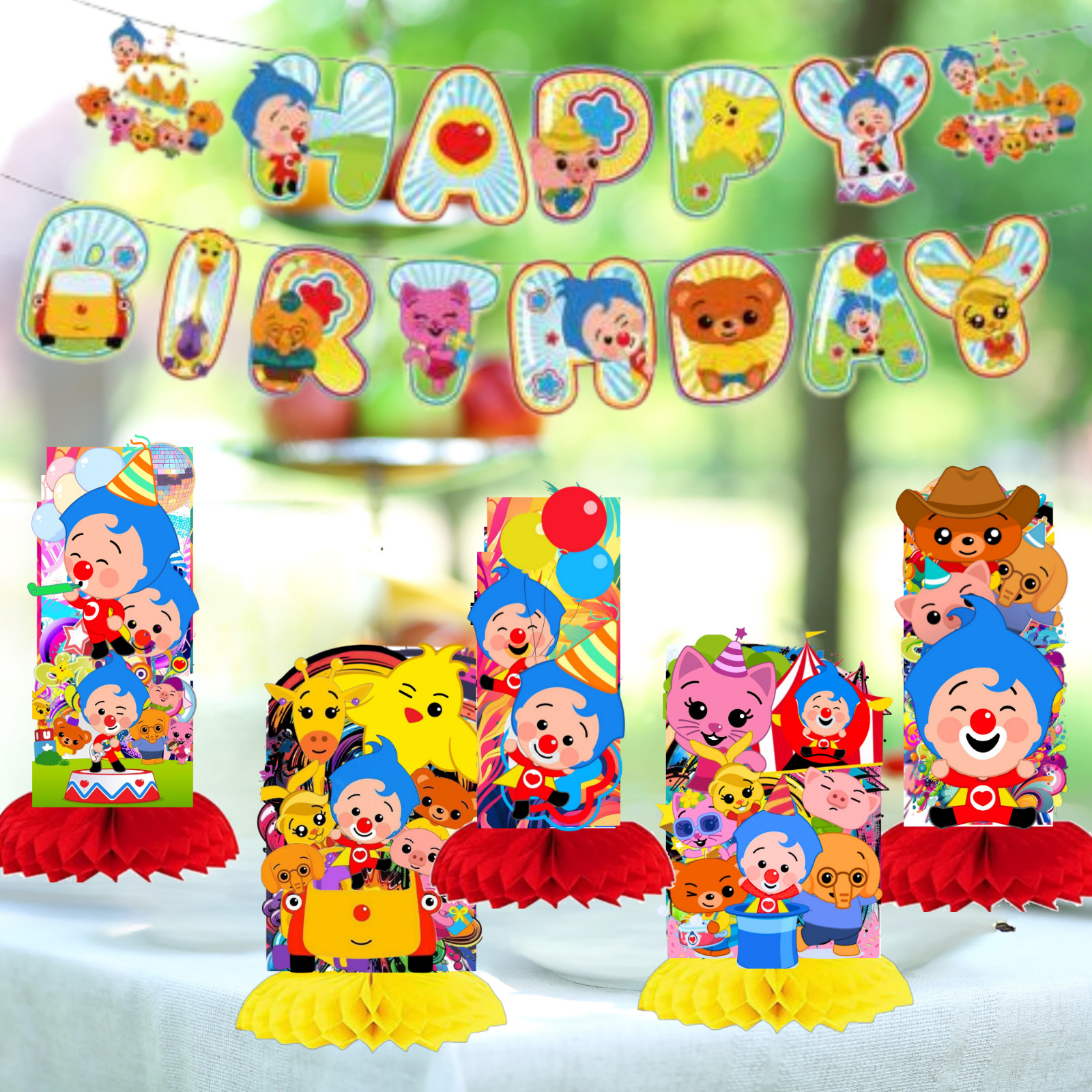 CIRCUS plate birthday party supplies favor centerpiece decoration event theme